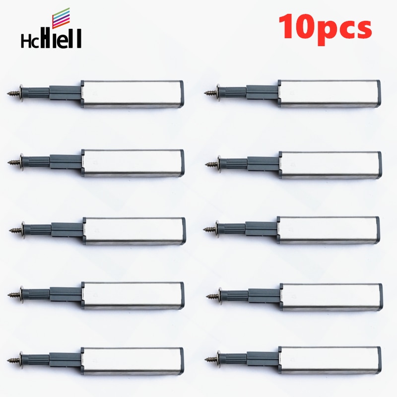 Cabinet Door Stopper Buffer Catches Stainless Steel Push to Open close Touch Damper Bumper Magnetic Quiet Closer Hardware Stop