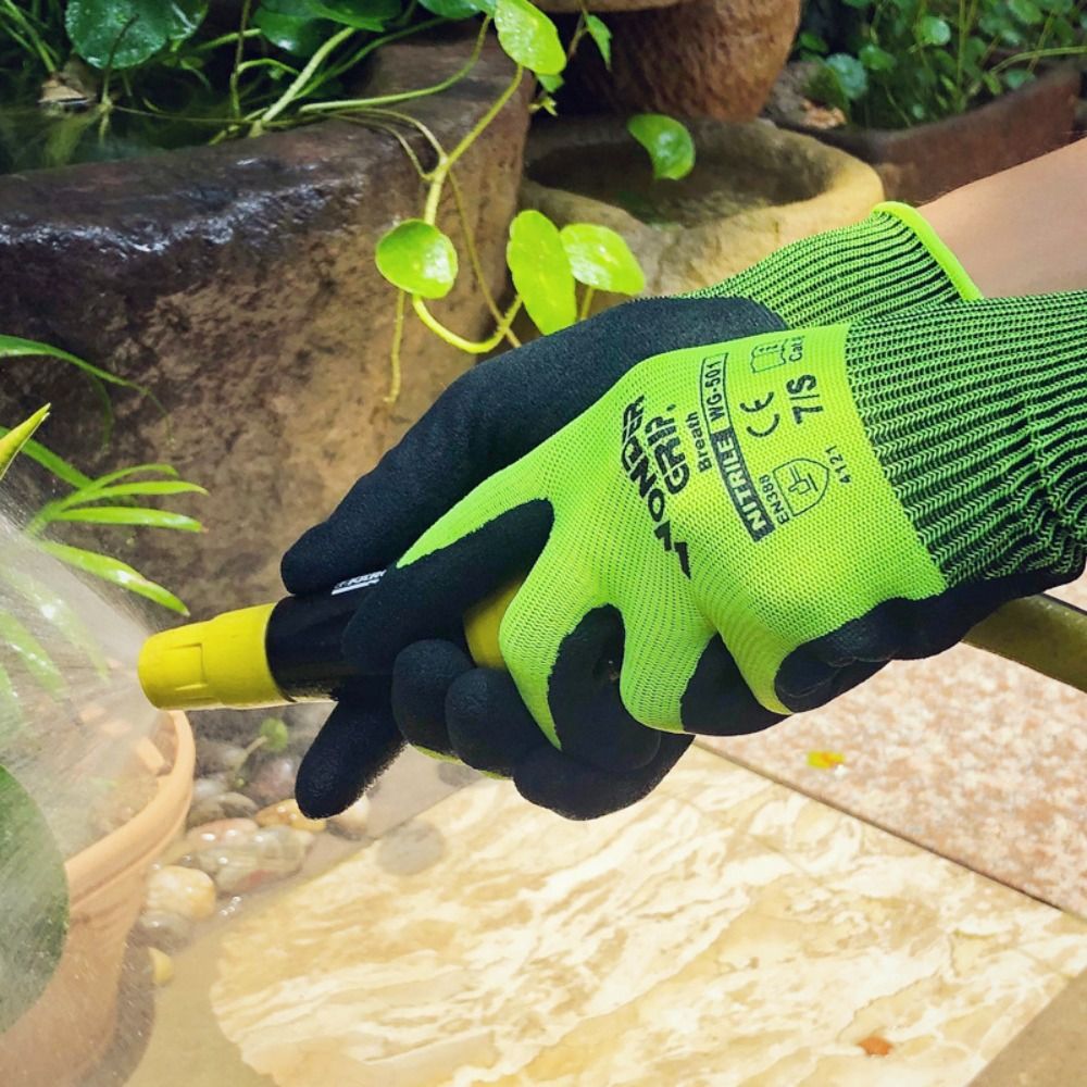 Sicherheit Wunder Griff Bauhandschuhe, verdickte, rutschfeste Gartenarbeitshandschuhe, schnell abriebfest