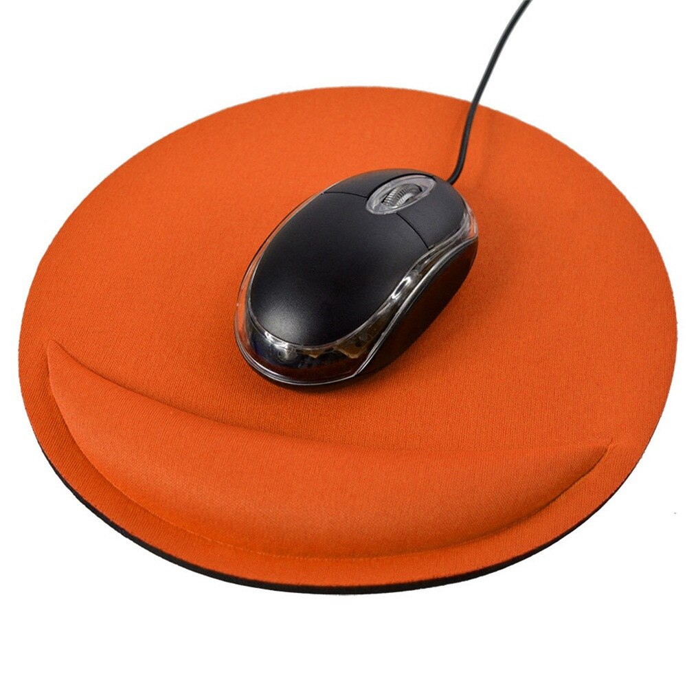 45# Optical Trackball PC Thicken Mouse Pad Support Wrist Comfort Mouse Pad Mat Mice For Dota2 Diablo 3 CS Mousepad: Orange