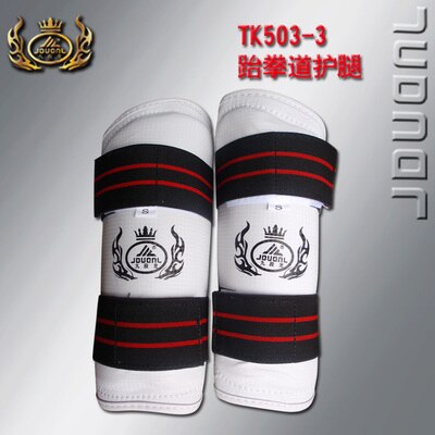 MMA espinillera Taekwondo protección protectores de brazo piernas Protector de brazo Caneleira Karate Muay Thai Sanda equipo de entrenamiento de boxeo: White Shin Guard