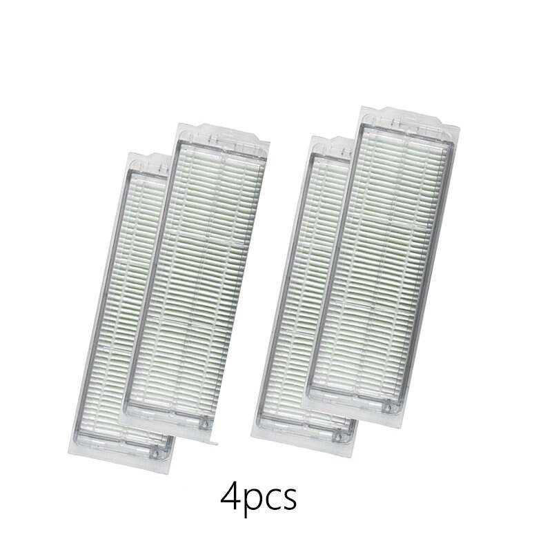 Pour aspirateur Robot xiaomi STYJ02YM Conga 3490 Viomi V2 PRO V-RVCLM21B, brosse principale, filtre Hepa, outil de nettoyage et de nettoyage: 4pcs