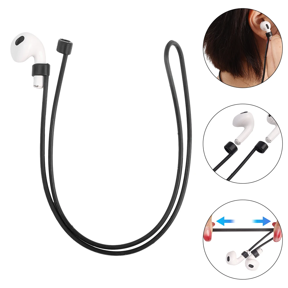 4/1 Uds correas deportivas antipérdida para Apple AirPods Pro Universal anticaída auriculares cuerda para el cuello auriculares Cable de silicona