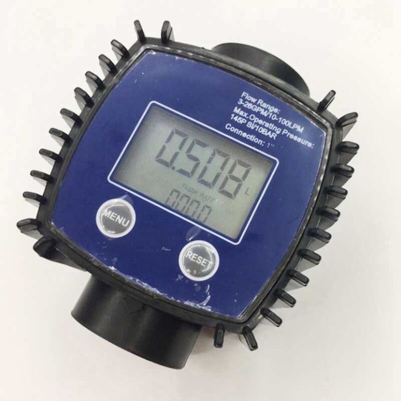 K24 Adjustable Digital Turbine Flow Meter For Oil,Kerosene,Chemicals,Gasoline,Methanol,Water,Urea,Etc.10-120L/Min