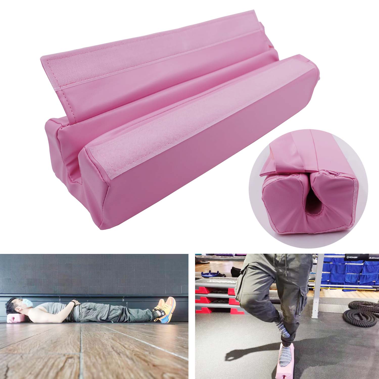 Hip Thrust Barbell Squat Pad Foam PU Leather Multifunction Pad for Gym Weightlifting Training Yoga Exercise Protective Equipment