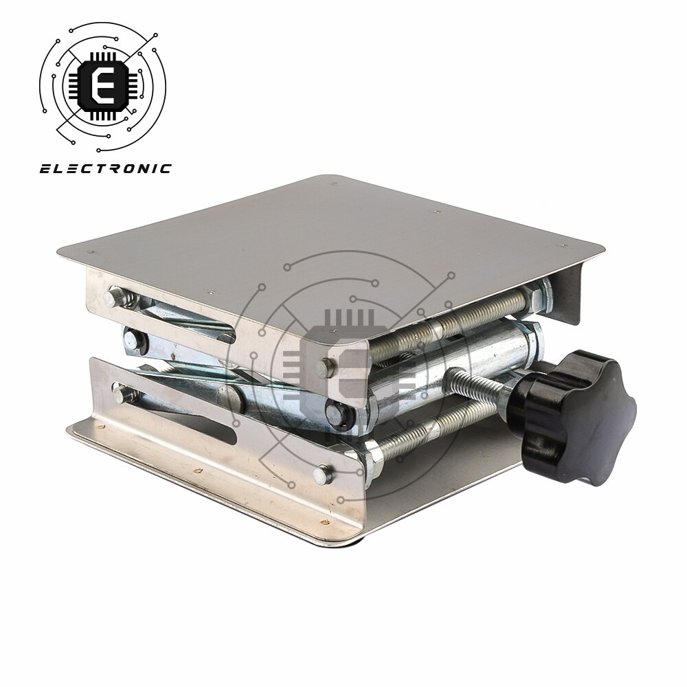 Aluminiumlyftare fräsplatta bord träbearbetningsmaskiner gravering laboratorium lyftstativ manuell lyftplattform snickeriverktyg