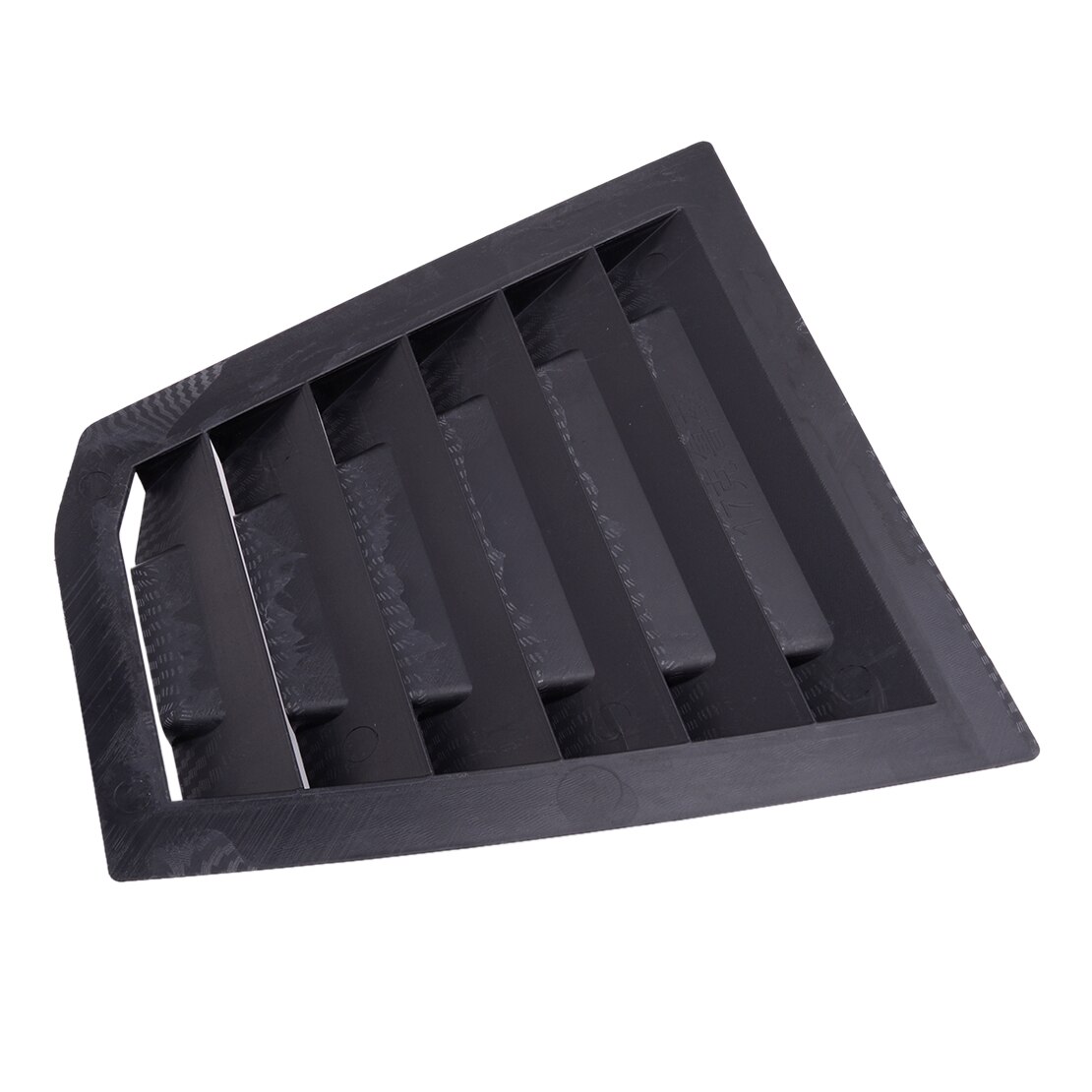 Cubierta de persiana lateral para coche, cubierta embellecedora de ABS, textura de fibra de carbono, color negro, para Chevrolet Cruze , , ,