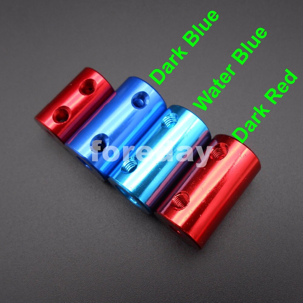 5 kpl x alumiini joustava akselikytkin jäykkä kytkin moottorin liitin tumma vesi sininen 4mm 5mm 6mm 6.35mm 7mm 8mm *fd519-556