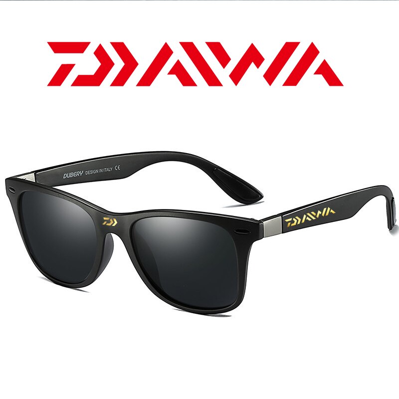 Daiwa Mannen Vissen Gepolariseerde Zonnebril Retro Rijden Rijden Zonnebril Sport Uv Bescherming Zonnebril: Photo Color1