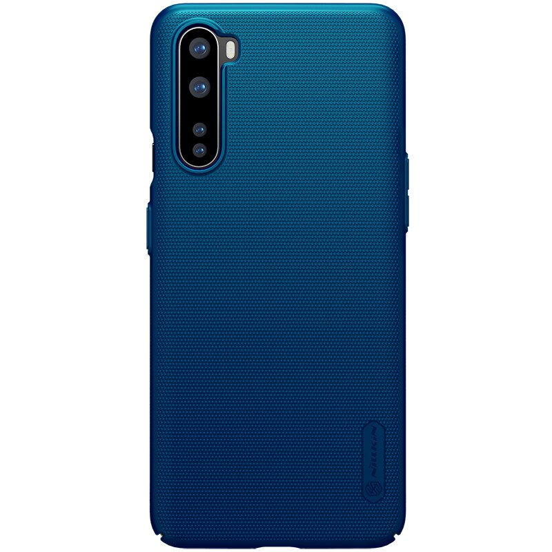 Para oneplus nord caso nillkin camshield caso slide câmera geada escudo um mais nord hard pc capa traseira para oneplus nord caso: frosted blue