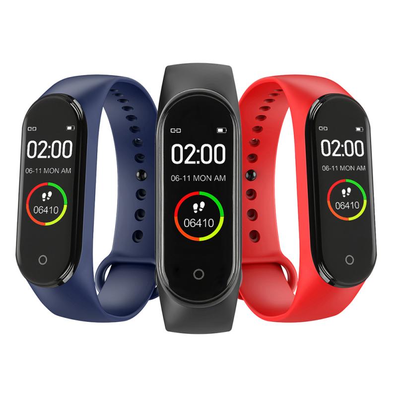 M4 Smart Band 4 Fitness Tracker Horloge Sport Armband Hartslag Bloeddruk Smartband Monitor Gezondheid Polsband 9