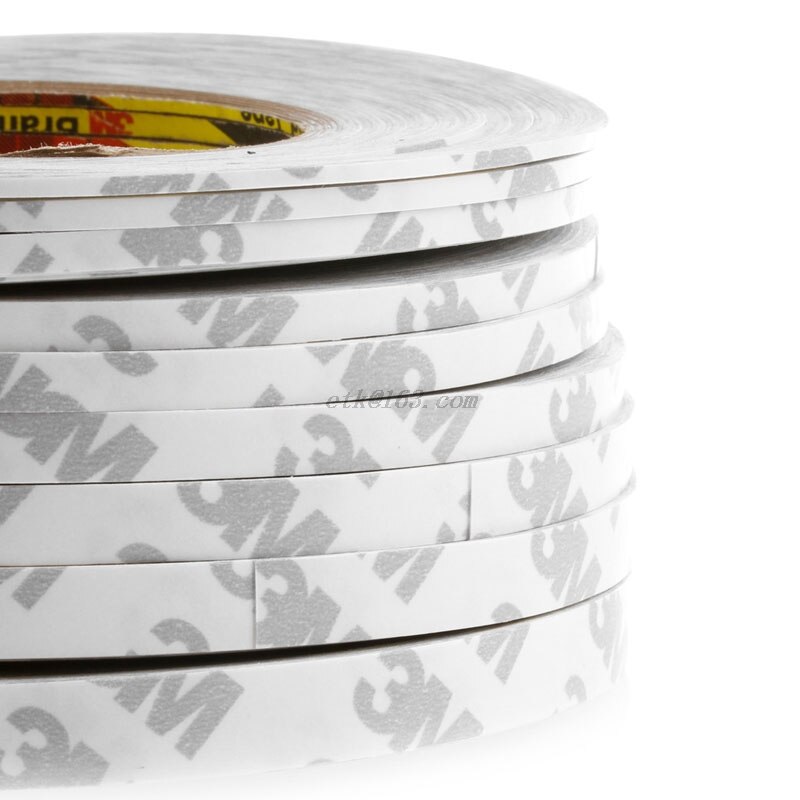 Cinta adhesiva de doble cara fuerte de 3M, 2mm-10mm, 50m de longitud, Hardware para el hogar, ,