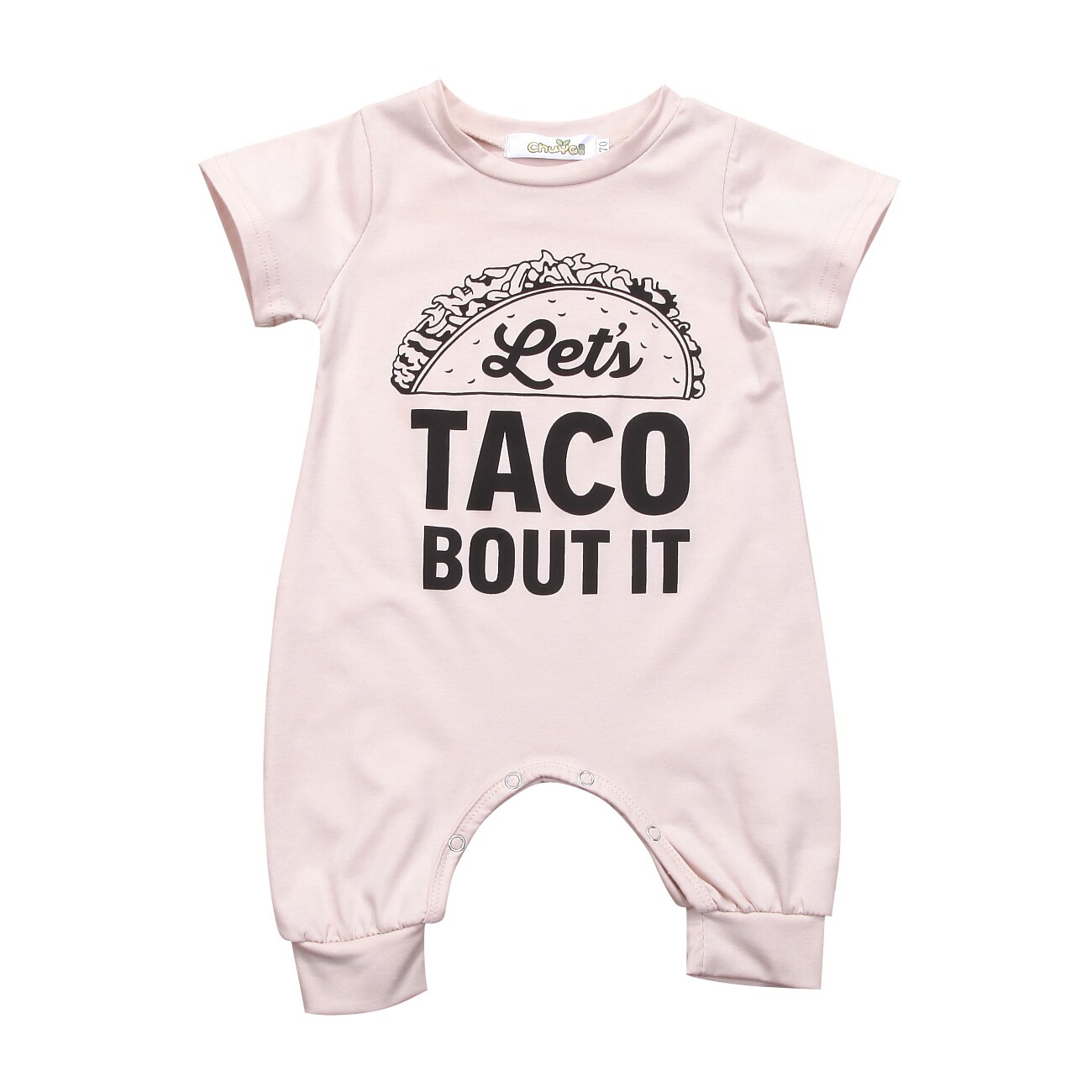 Nette TACO KAMPF ES Brief Strampler Sommer Neugeborenen Kinder Baby Mädchen Boy Kurzarm Romper Baumwolle Overall Kleidung Outfits neue: 12m