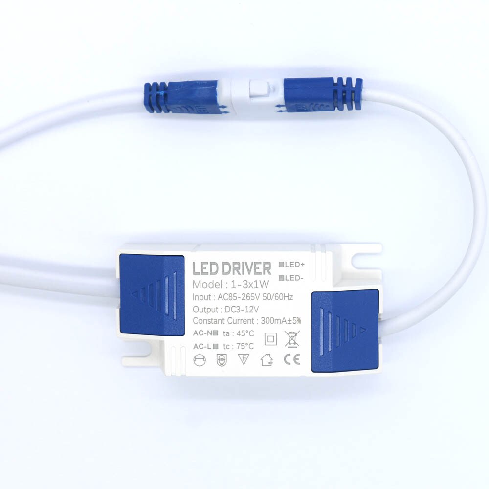 LED Power Supply Driver 1W 3W 4W 7W 8W 12W 18W 25W 36W 300mA Lighting Transformers For LED Power Light Panel Light Downlight DIY: 1-3W DC3-12V