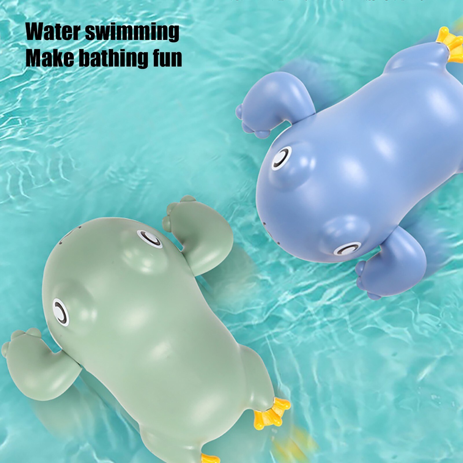 Baby Bad Speelgoed Wind Up Bad Speelgoed Leuke Cartoon Dier Water Spelen Speelgoed Drijvende Speelgoed