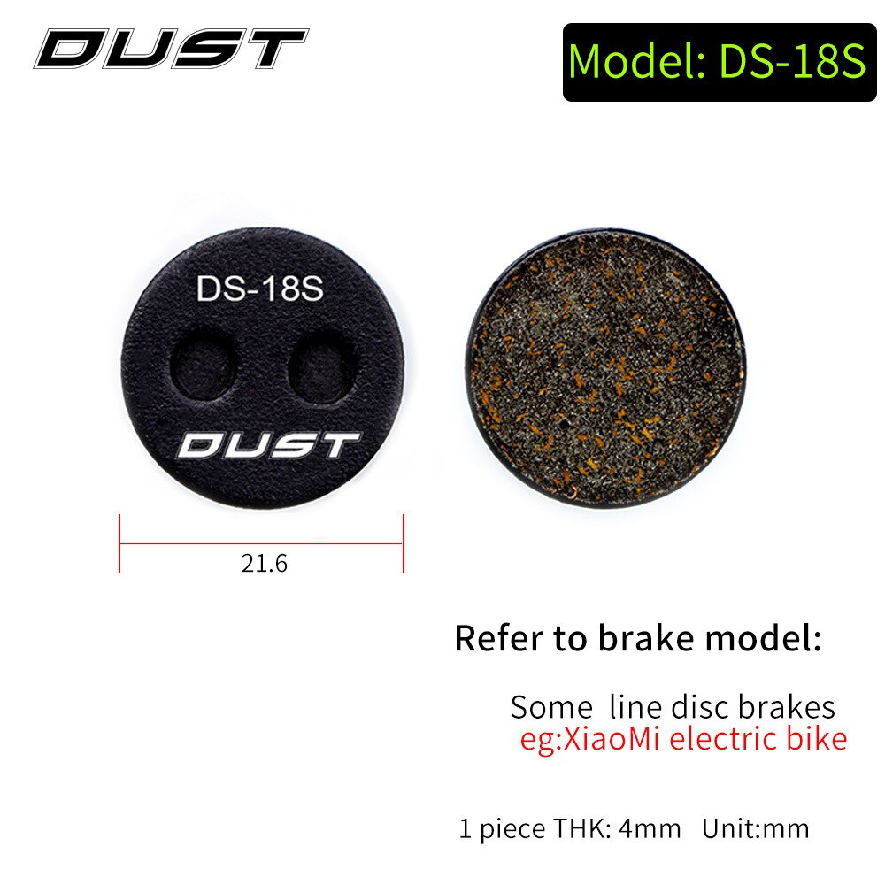 Staub 1 Paar Halbmetall-Fahrrad-hydraulische Scheibenbremsbeläge MTB Mountainbike-Teile für SHIMANO XT XTR M315 SRAM eifrig BB5 BB7 E1 E3: Pflaume