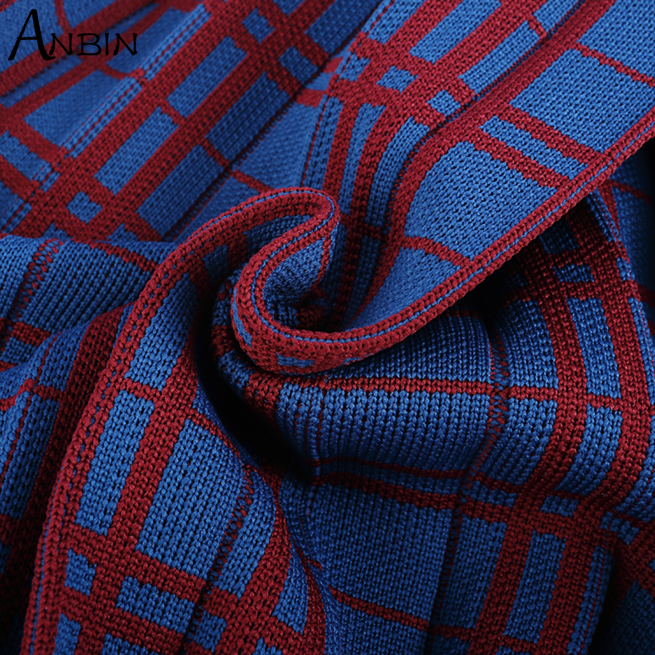 Vrouwen Gebreide Wol Schoudertas Contrast Kleur Gecontroleerd Eenvoudige Studenten Doek Winter Warm Wollen Winkelen Handtassen Tote