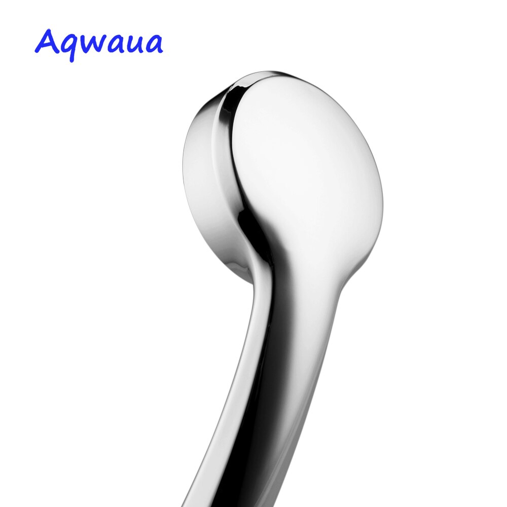Aqwaua Hand Hold Shower Head Hand Shower Water Saving ABS Chrome Plated Shower Booster Power Shower Mixer