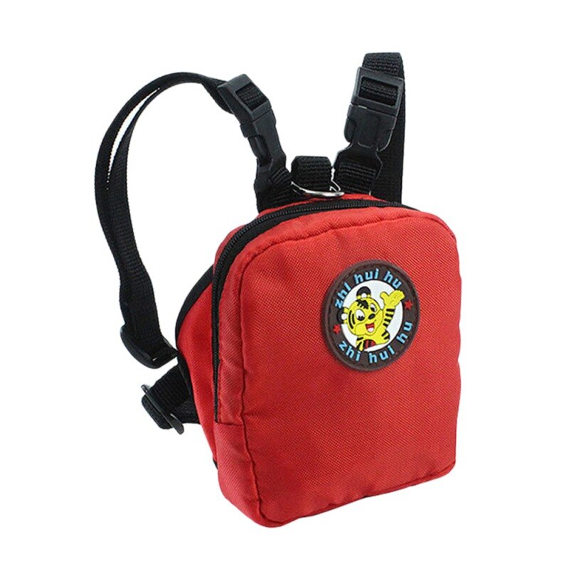 Plecak dla zwierząt domowych szelki dla psa i kota z plecakiem o dużej pojemności koszulka na ramiączkach regulowana robić torby podróżnej dla zwierząt domowych: Czerwony / S