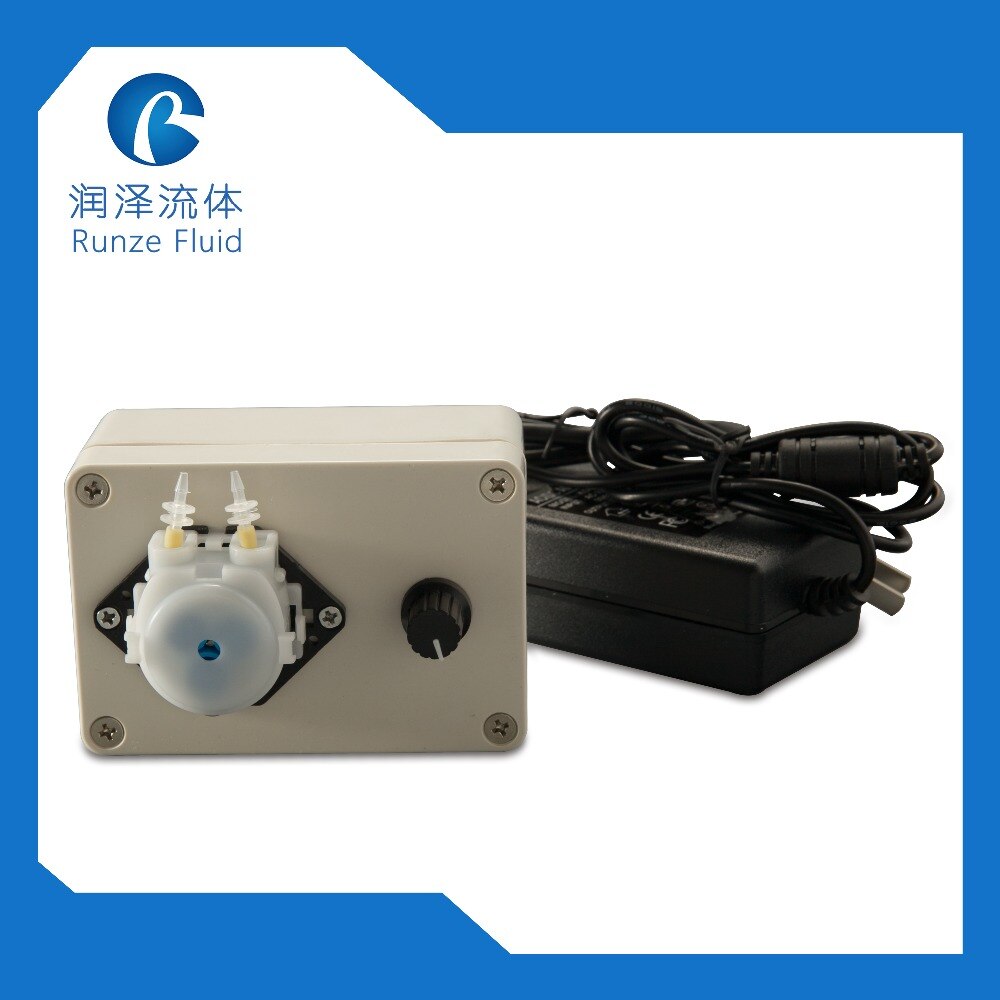 0-50ml/min Adjustable Small Peristaltic Pump 12v Silicon Tubing 2*4 3*5mm