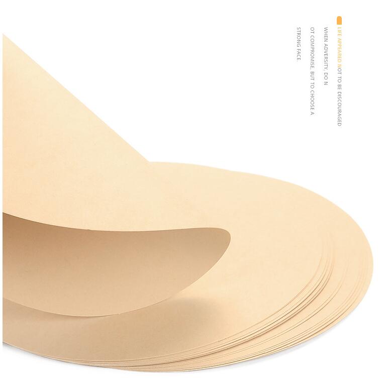 25-50 stk dobbeltsidet pap tykt pap karton rundt kraftpapir skitsepapir kunst tykt karton papir malepapir