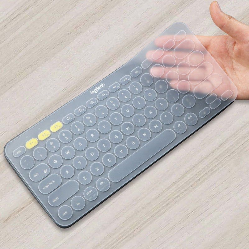 Ultra Thin Silicone Laptop Keyboard Cover Skin Protector For Logitech K380 Keyboard