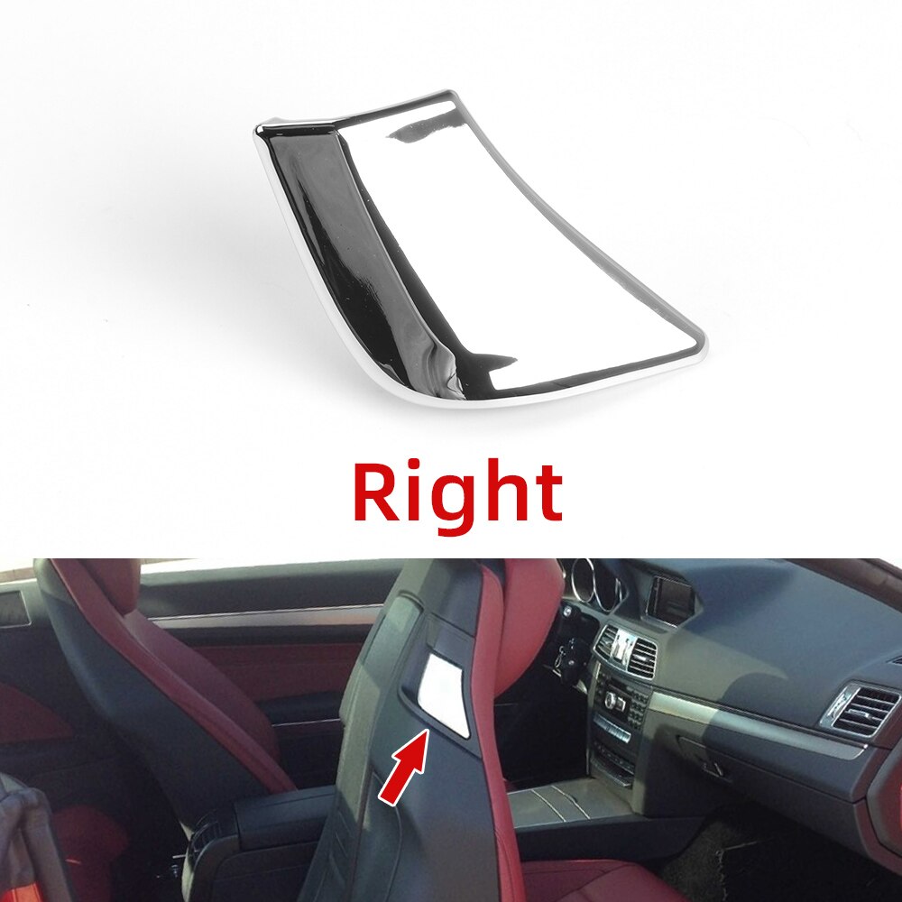 For Mercedes W207 W204 Car Front Seat Backrest Lock Switch Cover Handle For Benz C E Coupe Class E200 E260 E300 E400 2079108606: WHITE