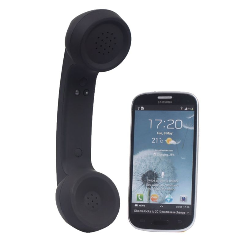 Auriculares inalámbricos universales para teléfono móvil, receptor a prueba de radiación, Bluetooth 2,0, Retro
