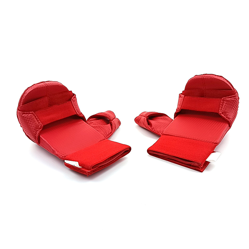 Adults Kids Karate Gloves Children Taekwondo Protector Pads Boxing Gloves Kickboxing WKF karate gloves Training Equipments: Red / M