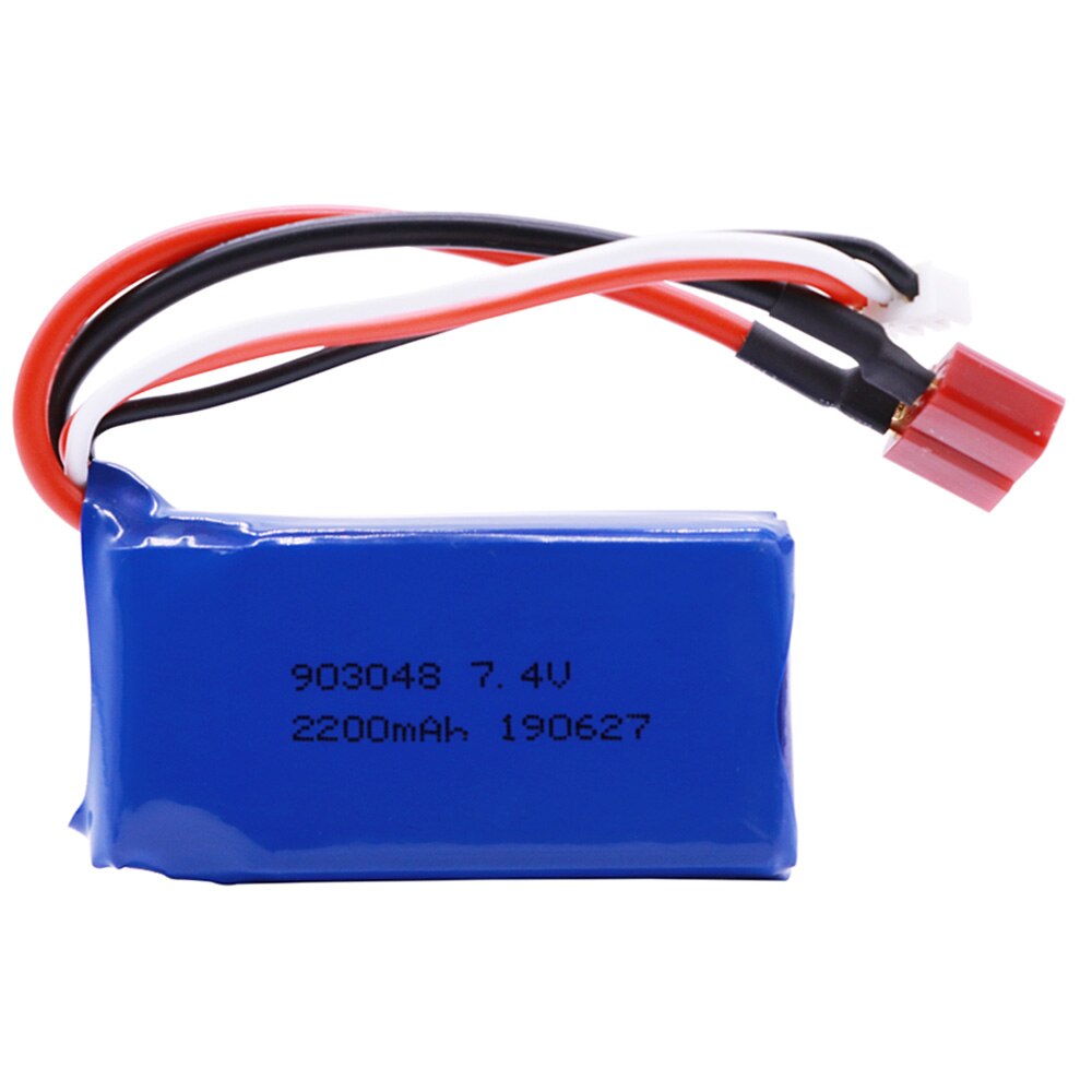7.4V 2200mAh 903048 2S Lipo Batterie Pour WLtoys A959-B A969-B A979-B K929-B jouets RC Camion Voiture hélicoptère accessoires de bateaux: 1PCS