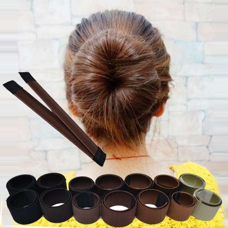 Diadema mágica para hacer moños en el pelo para mujer, accesorios de cabello para chica, 1 unidad
