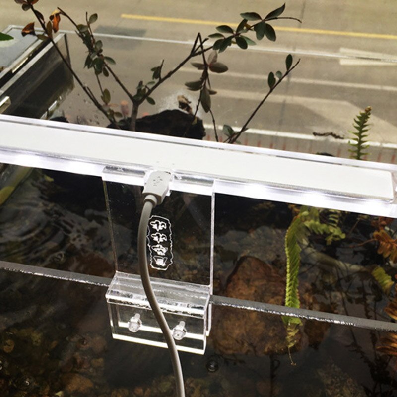 Led Aquarium Lamp Plantaardige Licht Past Tanks 3-8Mm Dikte Aquatic Lamp Aquarium Beugel Licht B99