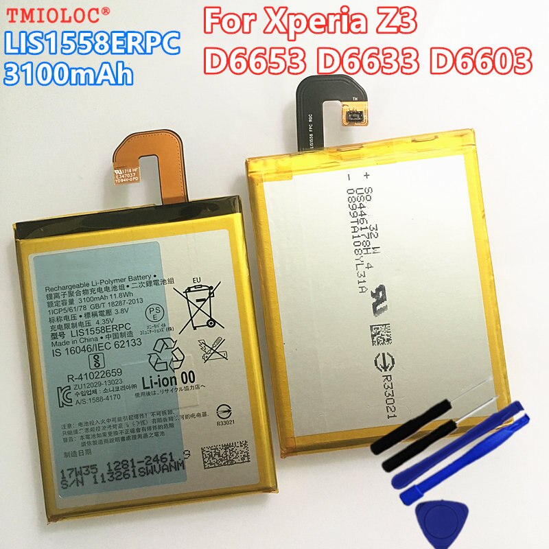 Batterie Sony Originale LIS1558ERPC Pour Xperia Z3 LTE - Neuve Sous Blister