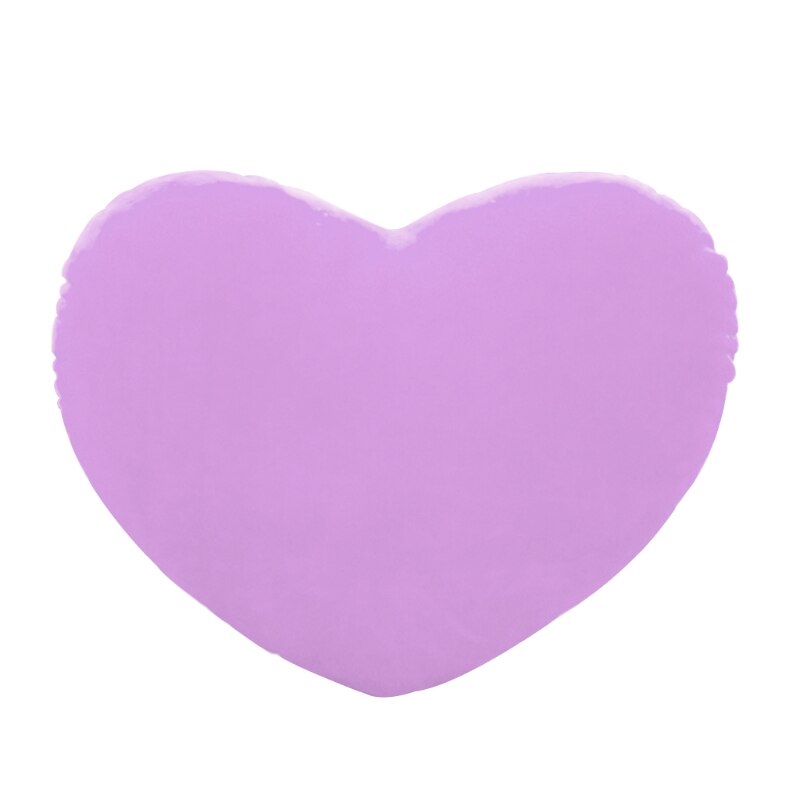 20cm Heart Shape Decorative Throw Pillow PP Cotton Soft Doll Lover R9JD: Purple