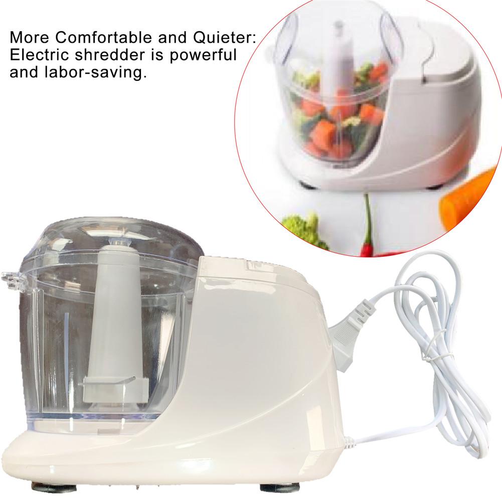 Voedsel Shredder Elektrische Groente Chopper Vleesmolen Groenten Fruit Noten Kruiden Quick En Zelfs Versnipperen
