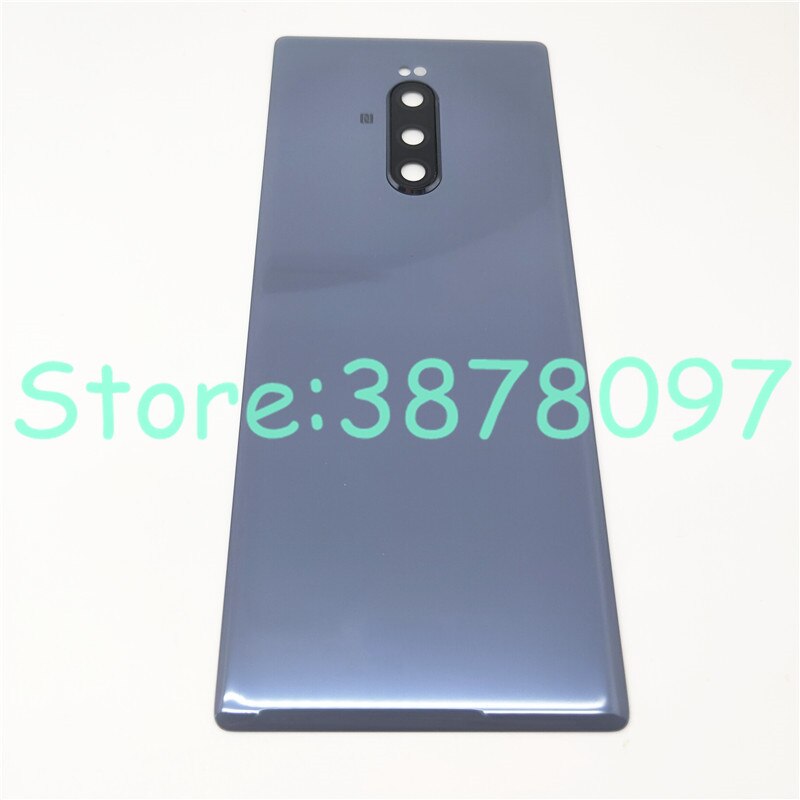 Original 6.5" For Sony Xperia 1 XZ4 J8110 J8170 J9110 Glass Back Battery Cover Rear Door back case Housing Case Repair Parts: Gray With camera