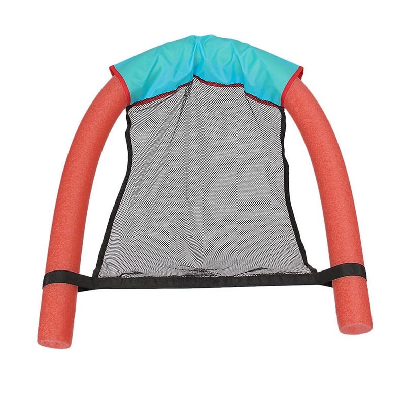 Silla flotante de natación para chico, asiento de cama para adulto, flotador de agua, anillo ligero de playa, Red de fideos, accesorios de Piscina