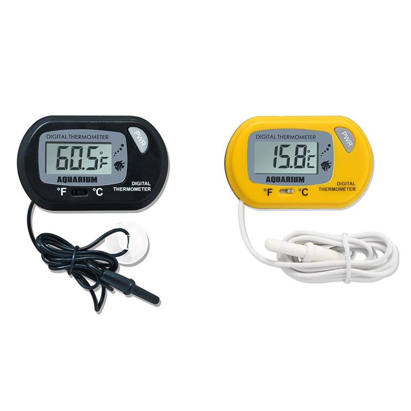 Termómetro Digital LCD para acuario, termómetro Agua Marina, herramienta de medida de la temperatura para el Control de la temperatura del tanque de peces-50 ~ 70C