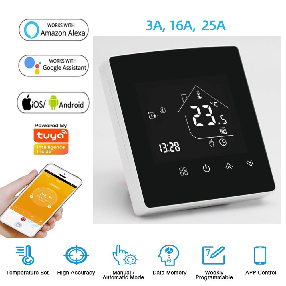 Smart Wifi Thermostaten Tuya Voice Afstandsbedieni... – Grandado