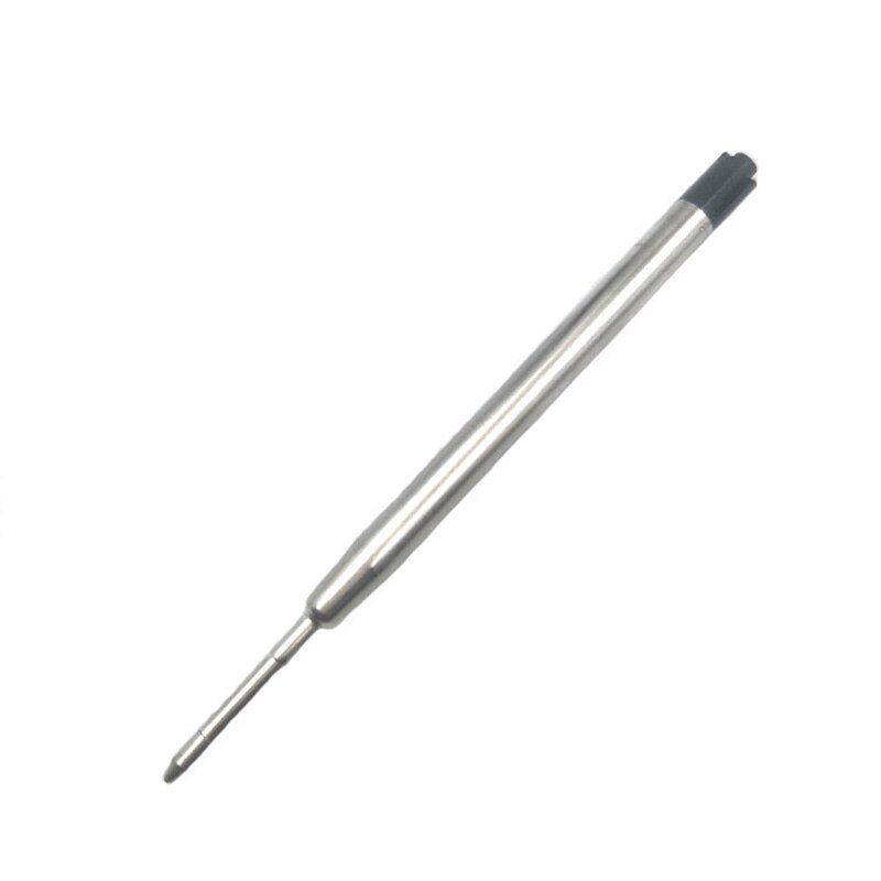 Recharges de stylos en métal remplaçables de 9.8cm, 10 pièces, 0.7mm, stylo à bille spécial de bureau, tiges de recharge pour écriture, papeterie de bureau