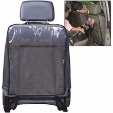 Een Stuk Auto Auto Seat Protector Back Cover Voor Kinderen Kick Modder Schoon Zwart