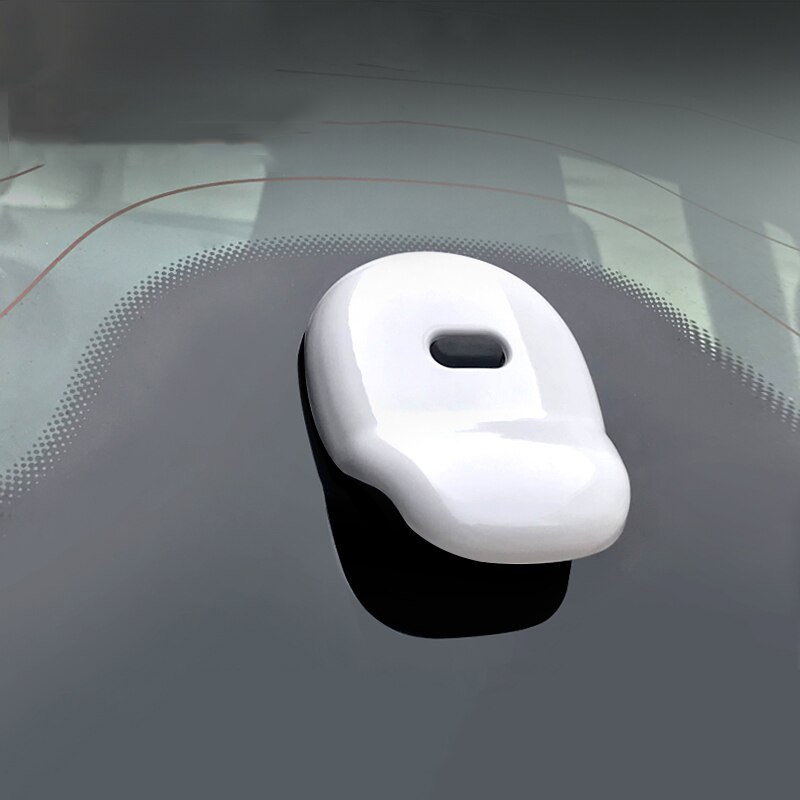 For Mercedes Smart 453 Fortwo ABS Plastic Car Trunk Door Handle Cover Stickers Exterior Decoration Modification Car Styling