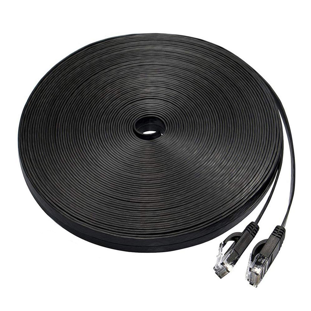 0,5 m 1m 2m 3m 5m 10m 15m 20m 30m Kabel CAT6 wohnung Ethernet Kabel RJ45 Patch LAN KATZE 6 Netzwerk kabel Für Computer Router Laptop: Black / 2M