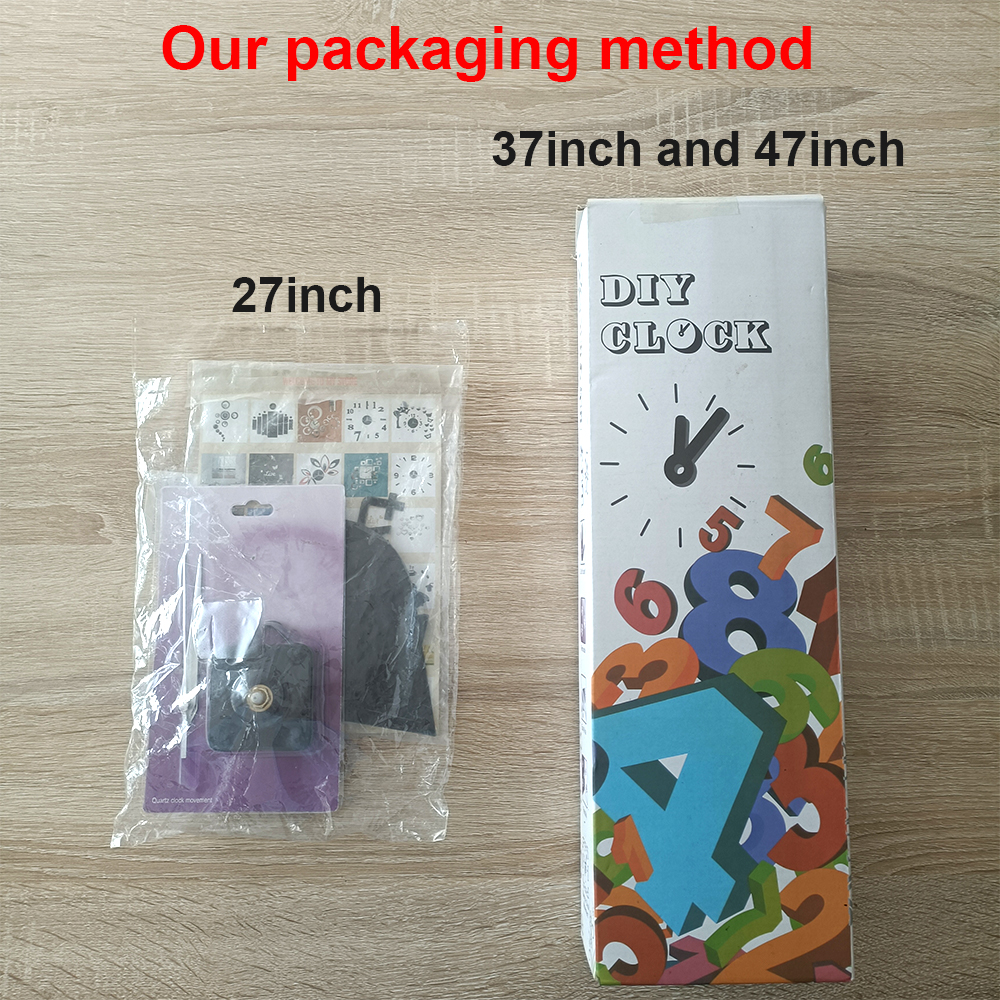 Relógio de parede moderno de 27 "~ 47", para decoração de sala de estar, sem moldura, faça você mesmo, com número de espelho, adesivo para decoração de quarto de casa