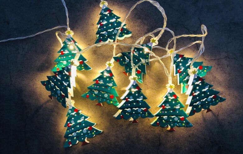 Dekoracja na choinkę lekka girlanda żarówkowa doprowadziło podświetlana ładowarka USB bałwanek i święty mikołaj doprowadziło światło robić dekoracji 3M 20doprowadziło