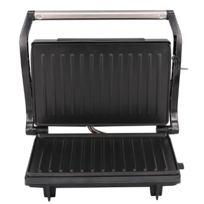 Elektrisk grill husholdningsgrillemaskin røykfritt grillet kjøtt sandwich maker frokost hamburger maskin til toast brød biff: Default Title