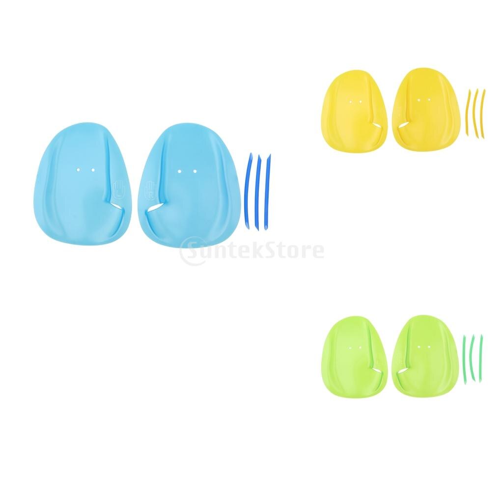 1 Pair Swimming Surfing Diving Training Hand Paddles Water Resistance Training Fins Flippers Webbed Hand Paddles