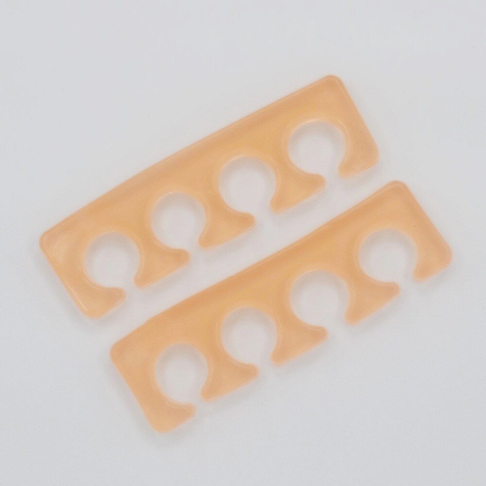 Wuf 2 Stks/pak Soft Form Toe Separator/Finger Spacer Voor Nagels Pedicure Nail Tool +