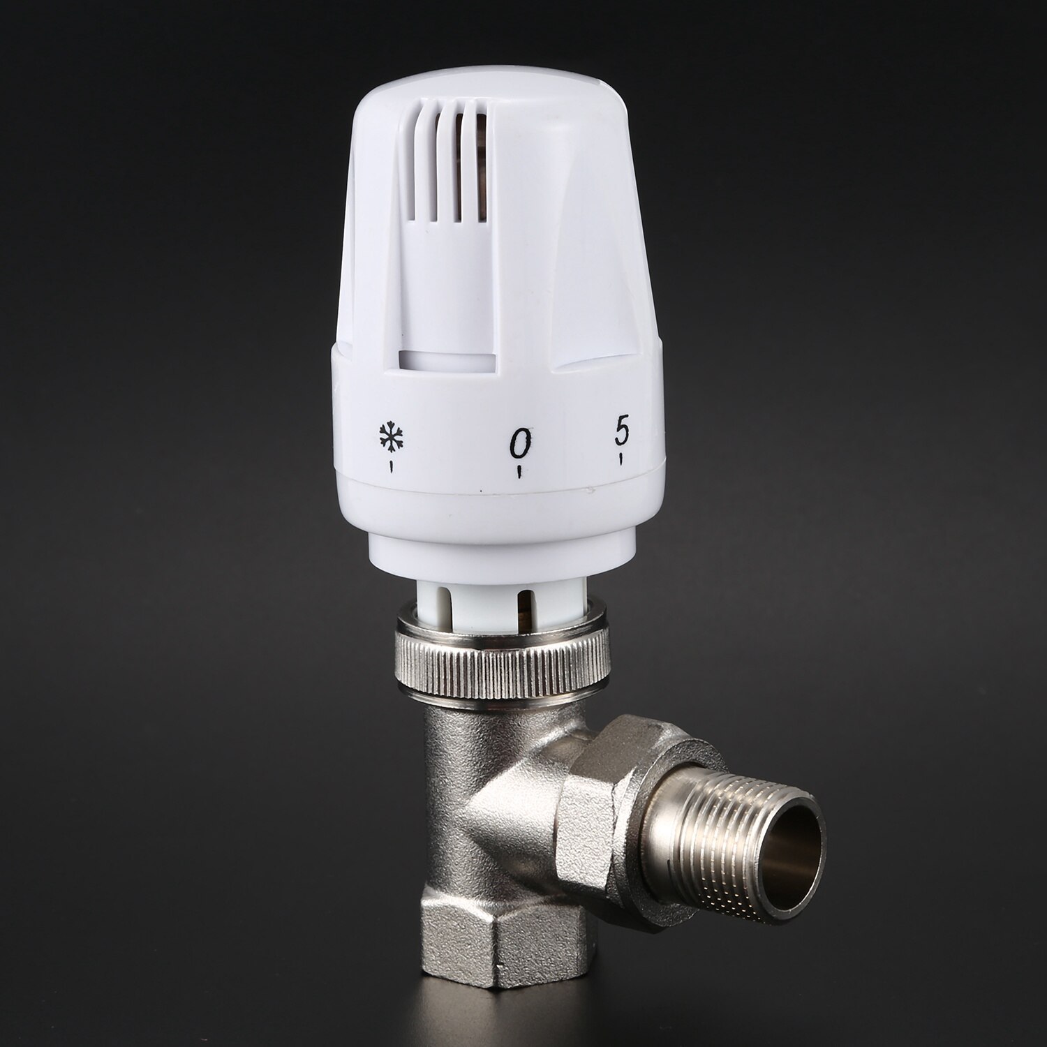 Automatic Thermostatic Radiator Valve Temperature Control Valve Angle Floor Heating and Heating Special Valve Copper