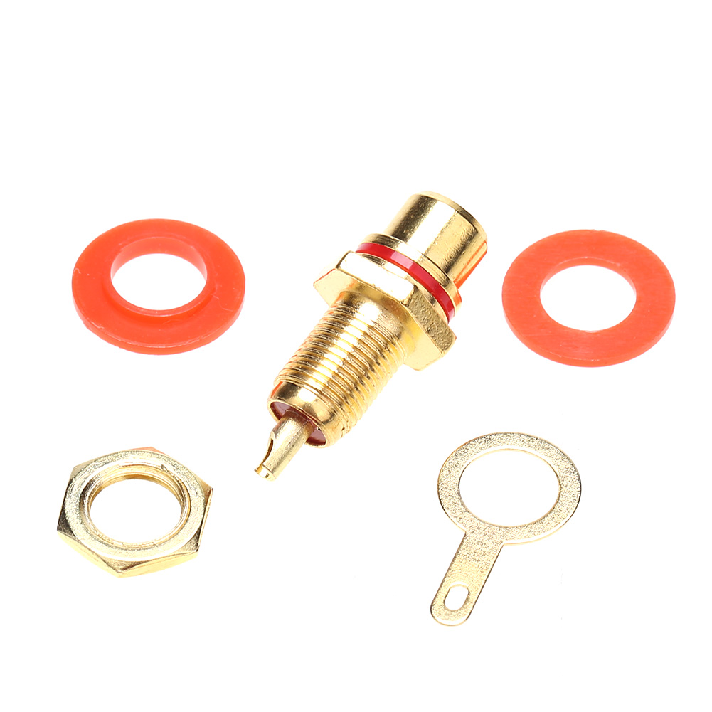 1-5 Paare rca Buchsen stecker Chassis Tafel montieren Adapter Audio- Stecker Mini Zink legierung Vergoldung Audio- Terminal Stecker