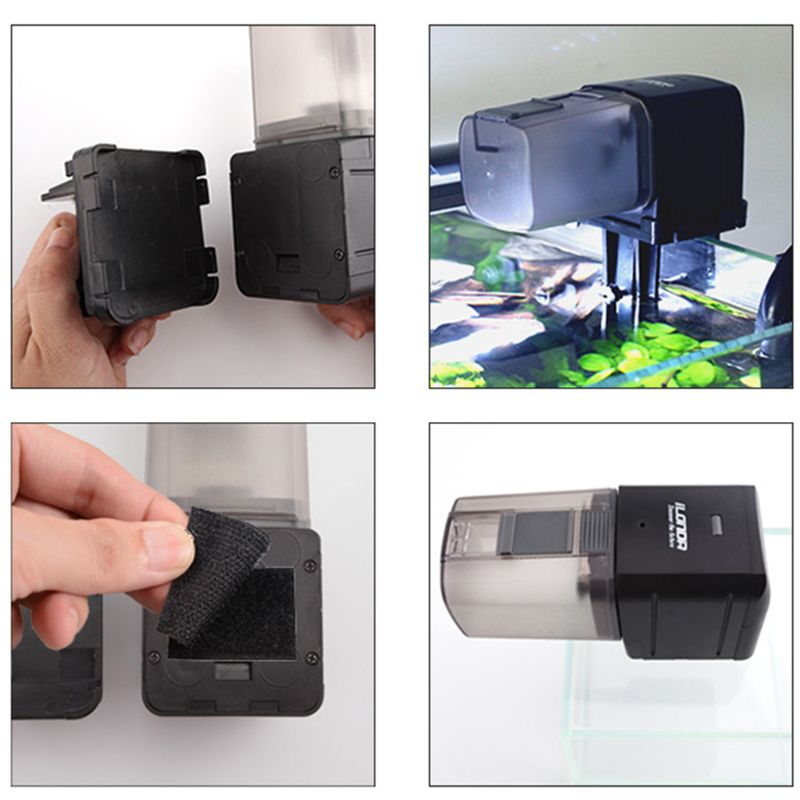 Automatic Fish Feeder Aquarium Tank Timer Smart Fish Food Dispensers 35ED